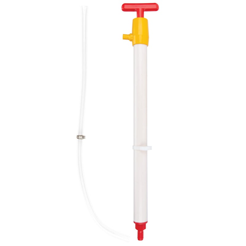 Performance Tool W54286 Flex Hose Pail Pump Dispenser for Fluid Transmission, White, 5-Gallon Pails - Image 1